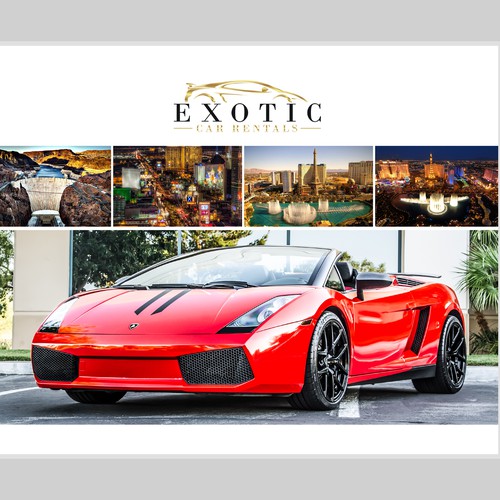 exotic car picture/destination wall poster! Design by Marco Jan