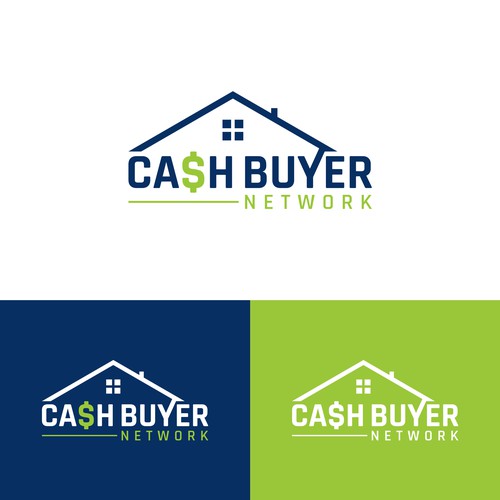 Cash Buyer Network -- Logo Design Design by Md. Faruk ✅