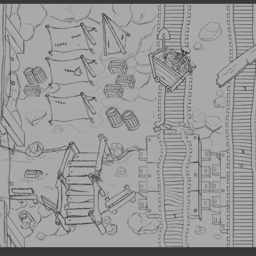 Scrolling Game Background Design Design von TonyS23