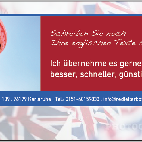 Postcard, flyer or print contest entry by Tante Emmy