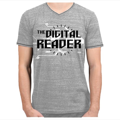 Create the next t-shirt design for The Digital Reader Réalisé par » GALAXY @rt ® «
