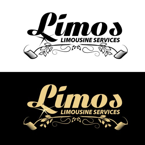 YOUR LUXURIOUS LOGO WITH A LUXURIOUS LIMOUSINE SERVICES Design by ANTISTAR