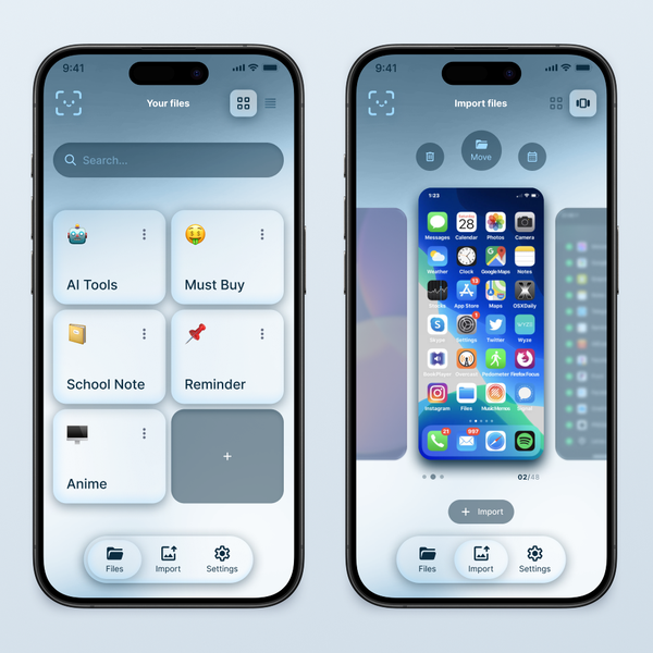 Design by dudinka titled "New iOS App for Productivity "