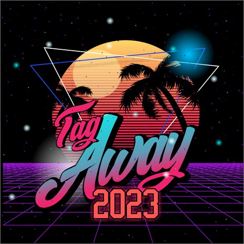 Miami 80s style logo Design by twohands