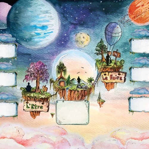 Artwork of a personal development tool to map a dream Design by Mary T =)