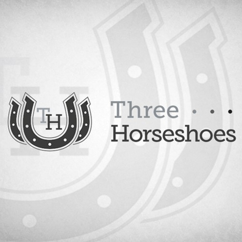 logo for Three Horseshoes Design by RamArt