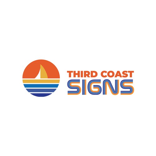 New vibrant business logo and branding for a sign making company serving Chicago Design by Azwar_Design®