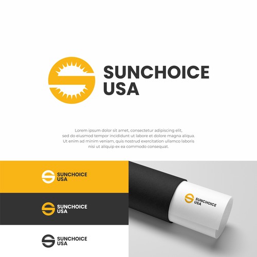 Solar Sales upscale logo  Design by Yoan Maulana