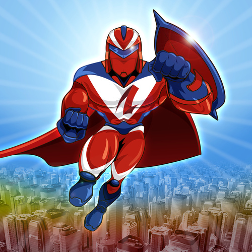 Design an Awesome Superhero Mascot for Insurance Firm Design by fredostyle