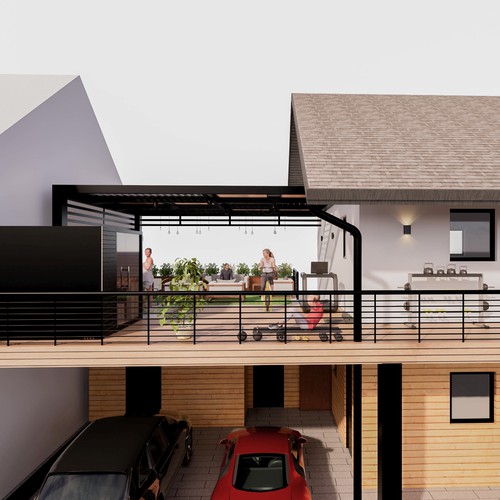 Ideation: Roof Top Terrace Design by Dsateli3r