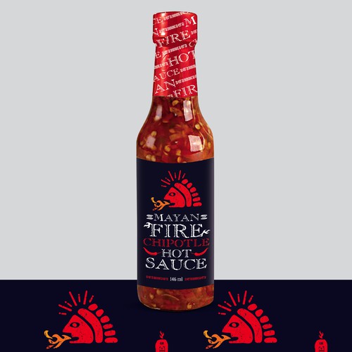 Design di Mayan Fire Hot Sauce di Rimposhe