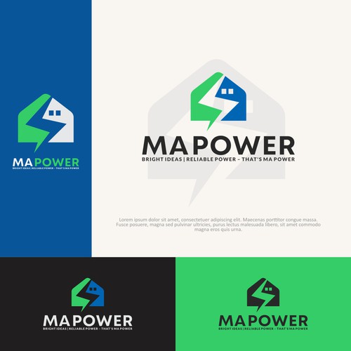 MA Power-ontwerp door afif_rayyan