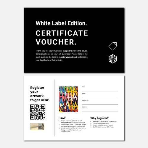 Certificate Voucher Design por rozenschnee
