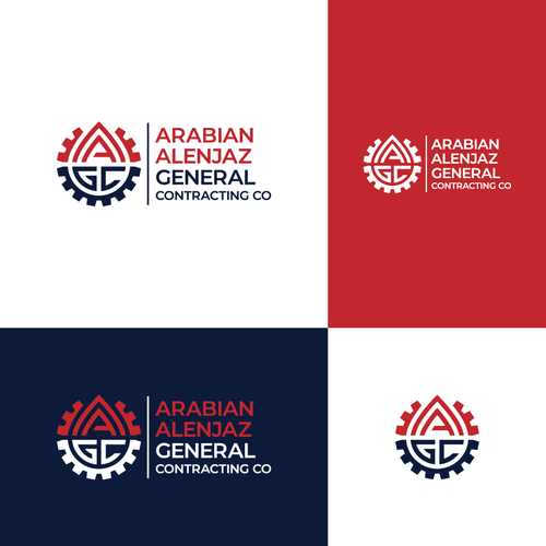 “Modern Industrial Logo for AAGC – Construction & Contracting Company” Design by CaptainZZ