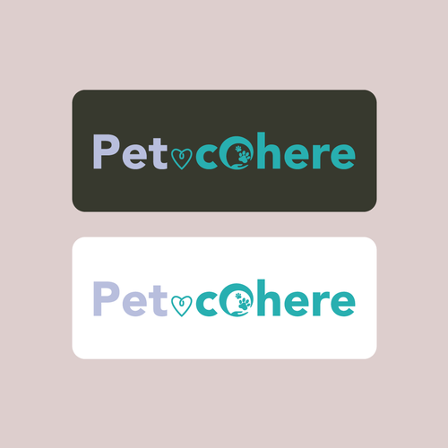 Create a Playful and Modern Logo for PET-COHERE, an E-Commerce Brand Focus on Pet Bonding. Design by Luel