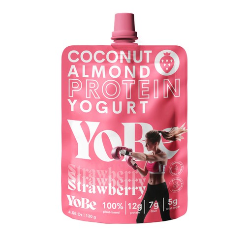 Create Eye-Catching Packaging for YoBe's Protein Yogurt to Shine at Whole Foods Design by m210297