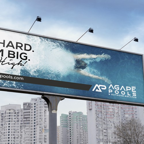 POOL AND OUTDOOR LIVING BILLBOARD DESIGN Design by _Blue_