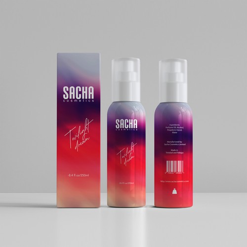 Sacha Body Mist Design by Ahtisham_ali