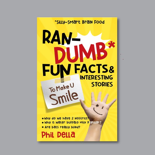 Ran-Dumb Fun Facts Book Cover Design by Desry