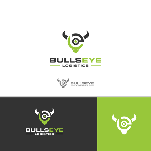 BULLSEYE-Concrete Company Logo Design by B"n"W