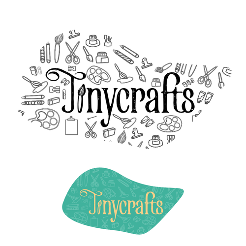 Miniature craft kit logo- please use craft elements in logo Design by Jesper-ica