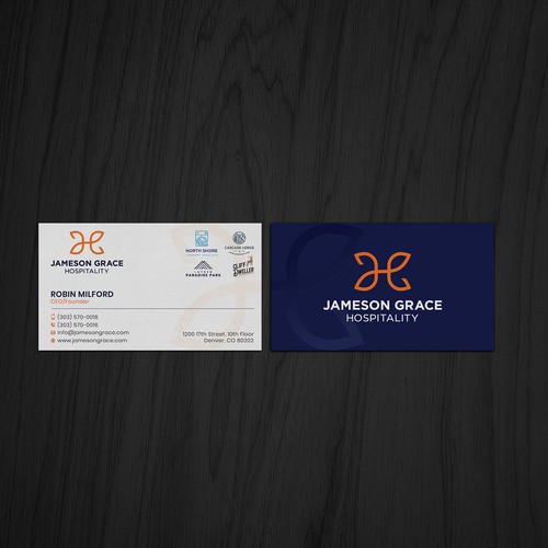 Create a modern and clean business card for a parent company with 4 subsidiaries Design by kaylee CK