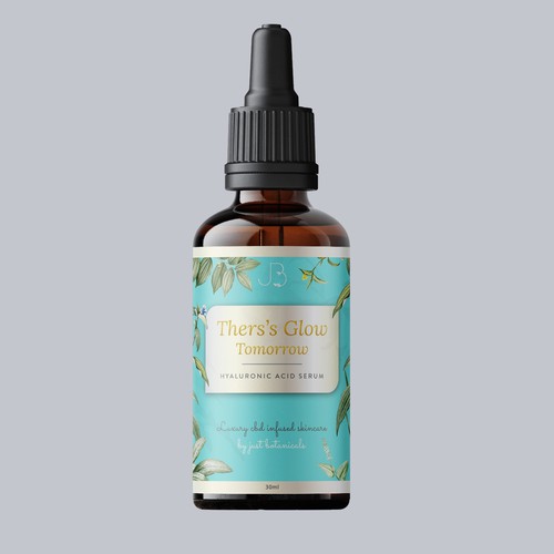 Luxury Label for CBD infused Hyaluronic Acid Serum デザイン by Arain12