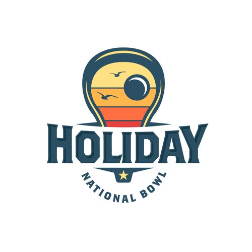 Holiday Bowl Logo Design by nezz_dg
