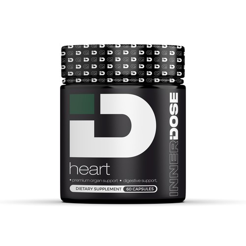 Minimal supplement bottle label design for male elite athletes Design by Imee008