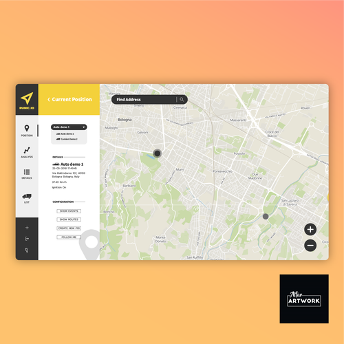 Runic.io GPS tracking web application refactoring Design by alfarartwork