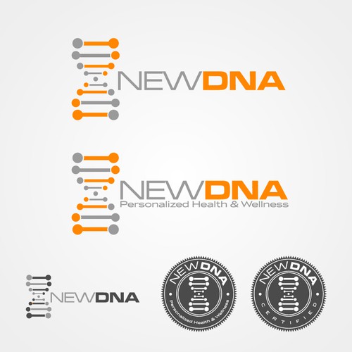 NEWDNA logo design デザイン by OnQue