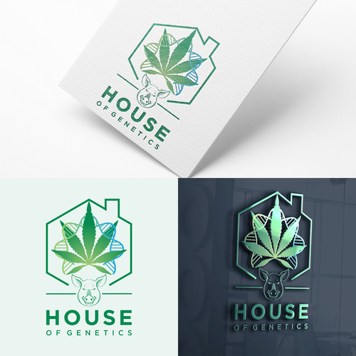 Cannabis Genetic company needs eye popping logo Design by Dazuke™