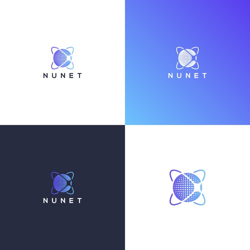 Logo design for NuNet the Primordial Soup for the Emergence of Superintelligence Design by Genie.W
