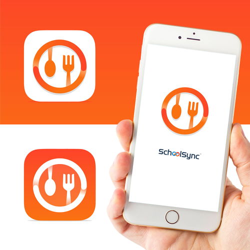コンペ「Design an icon for a school food ordering app」のデザイン by Clickyさん 