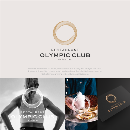 Design vincitore del contest "Ontwerp een strak, luxe, olympisch logo voor een restaurant"