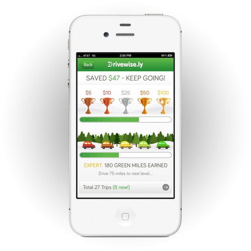 Create a winning mobile app design Design by sheeze