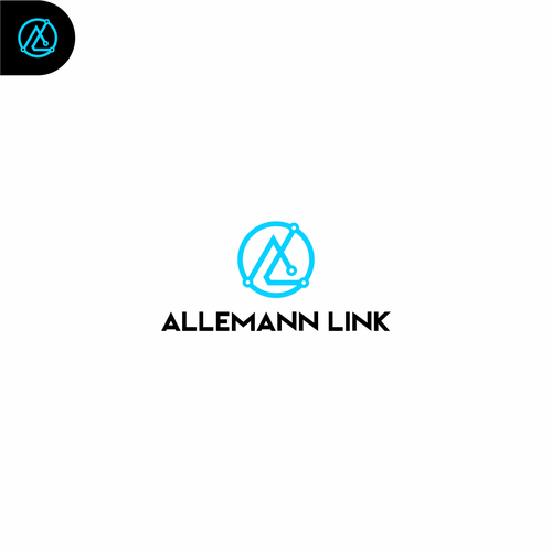 Software/Data analysis company logo embedding the letter A and L Design by colorworks™