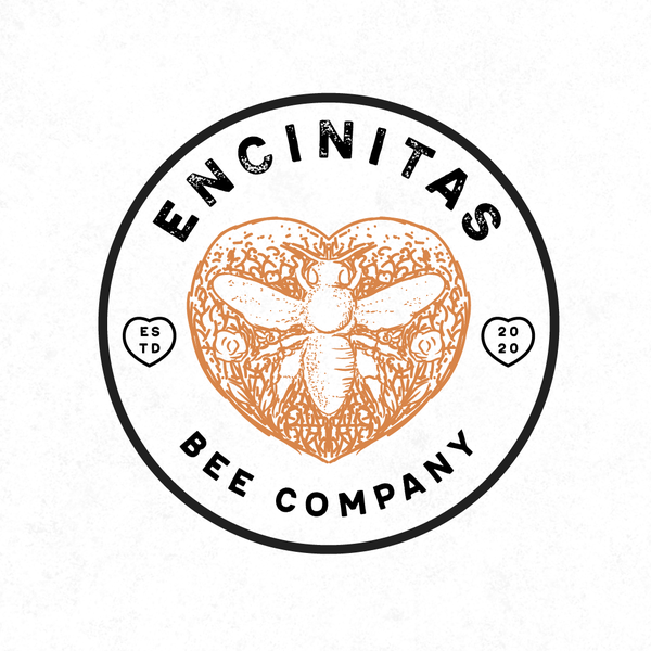 Organic bee logo