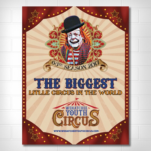 Circus Program Cover Diseño de Frieta