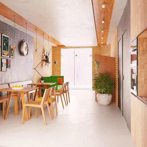 Office design for software development company Design by Artifictial