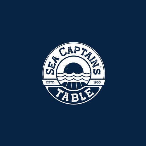 Sea Captain's Table Logo Design Design by curious goat