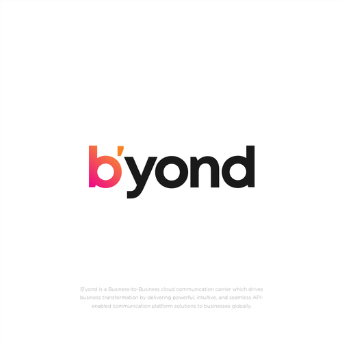 Design Design a cool logo for a Cloud Communication company called B'yond Platforms por evano.