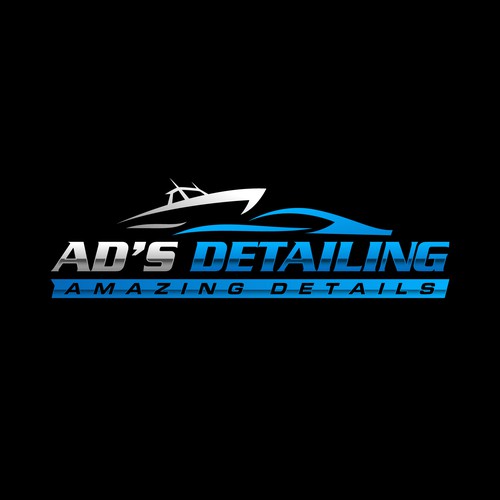 Fun & Professional Logo for established mobile car and boat detailing company Design by ⭐Biloo⭐
