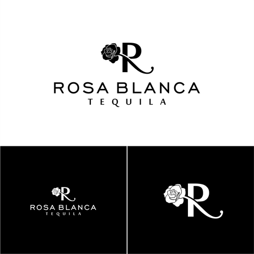 Tequila! A brand a logo that is made with LOVE for a new Tequila Company - ROSA BLANCA Design by Peamingo