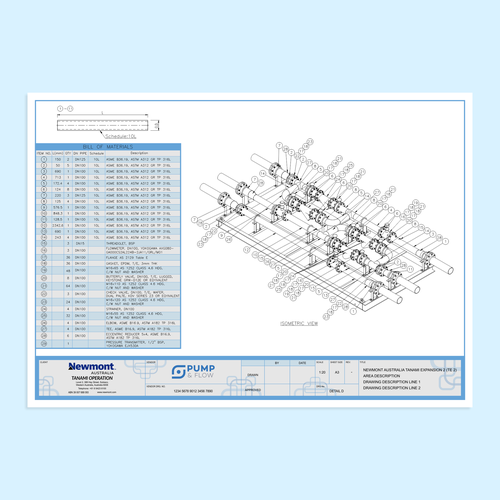 Design Title block for technical drawings por You ®