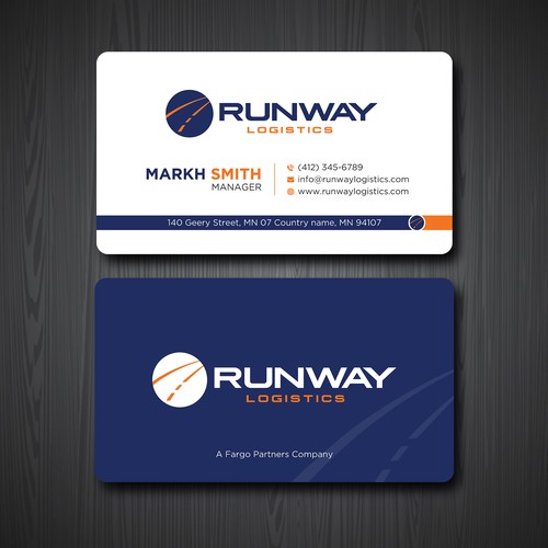 Design di Runway Logistics Business Card di prosenjit_P