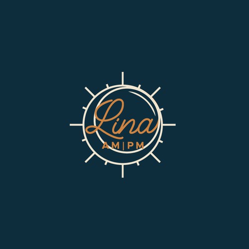 Logo for a coffee shop in AM and cocktail bar in PM Design by NuriCreative