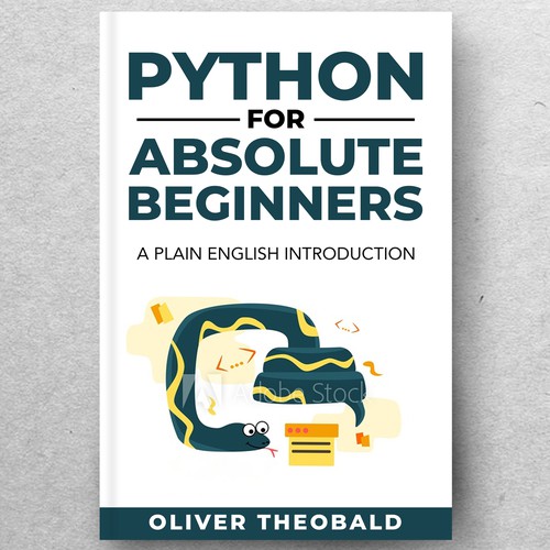 Design Design e-book cover for Python por ryanurz