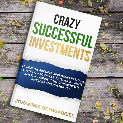 Powerful Book Cover for an Investing book that helps to Build Wealth in the Stock Market Design by studio02