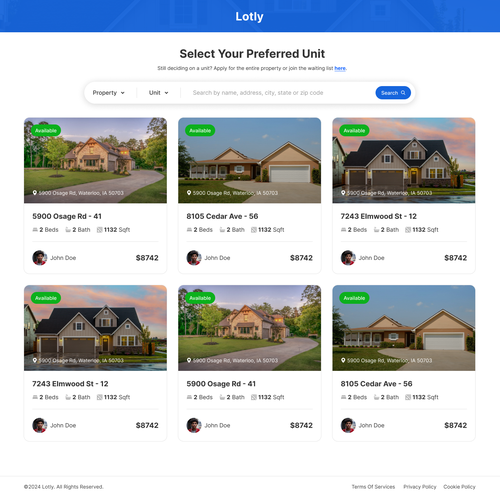 Designs | Rental Application and Active Listings Design for Property ...